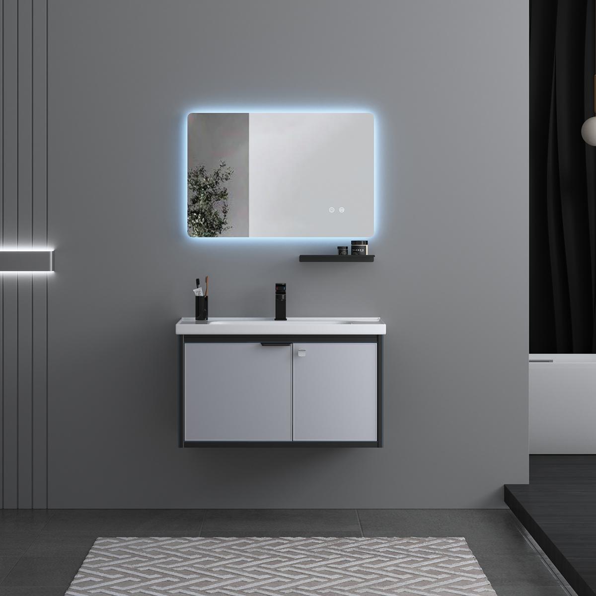 浴室柜 暖灰砂黑系列 WB23018X