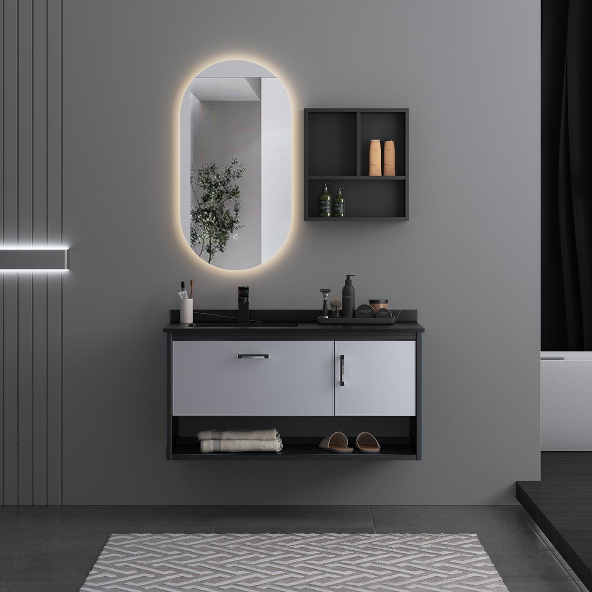 浴室柜 暖灰砂黑系列 WB23020X