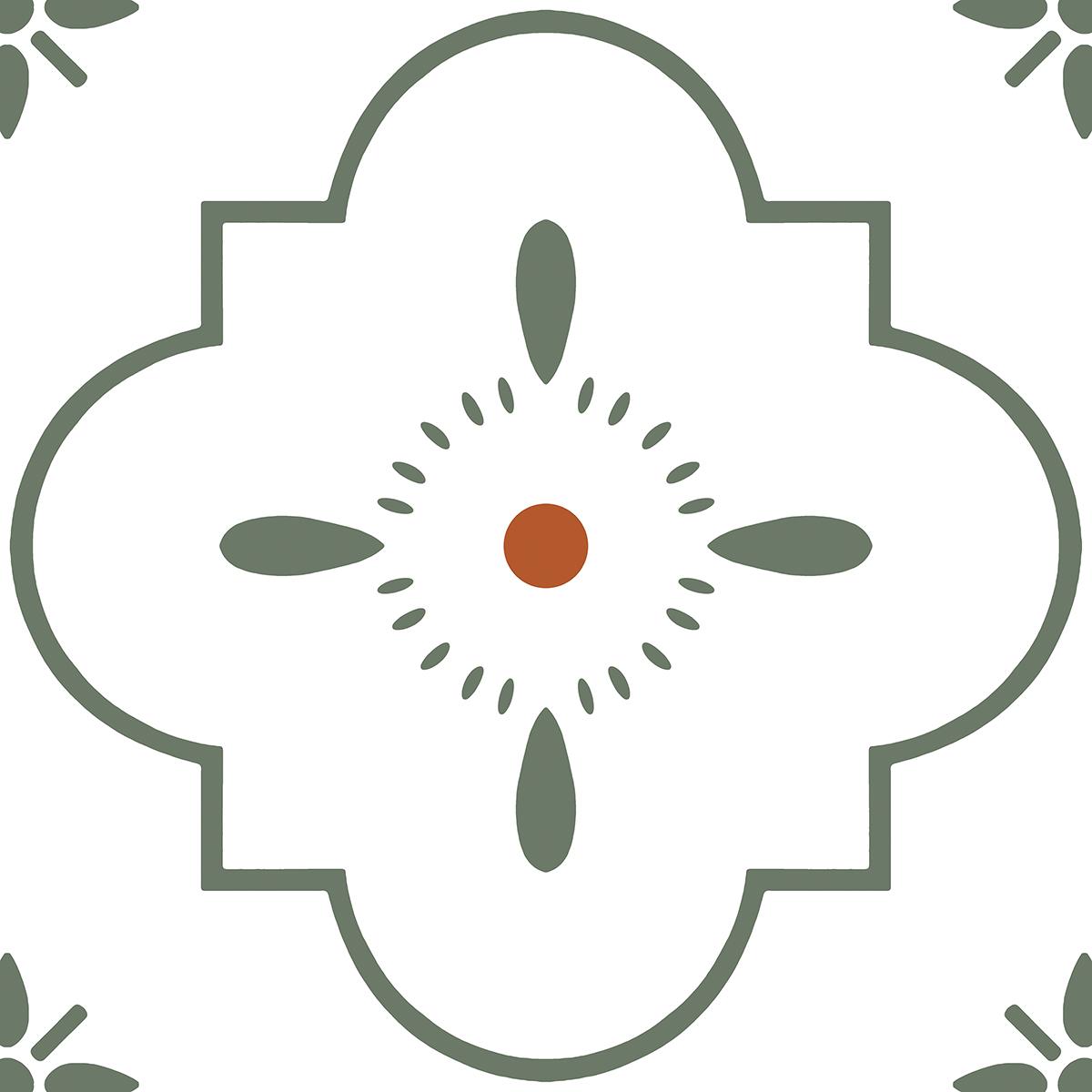 多巴胺系列花磚 W13118C